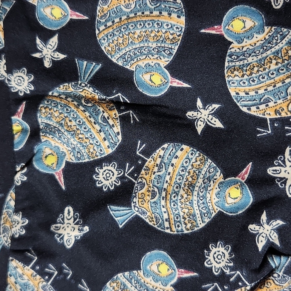 LULAROE LLR OS Bird Patterned Buttery Soft Legging One Size